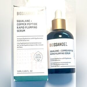 Biossance Squalane + Copper Peptide Serum - Blue and Gold